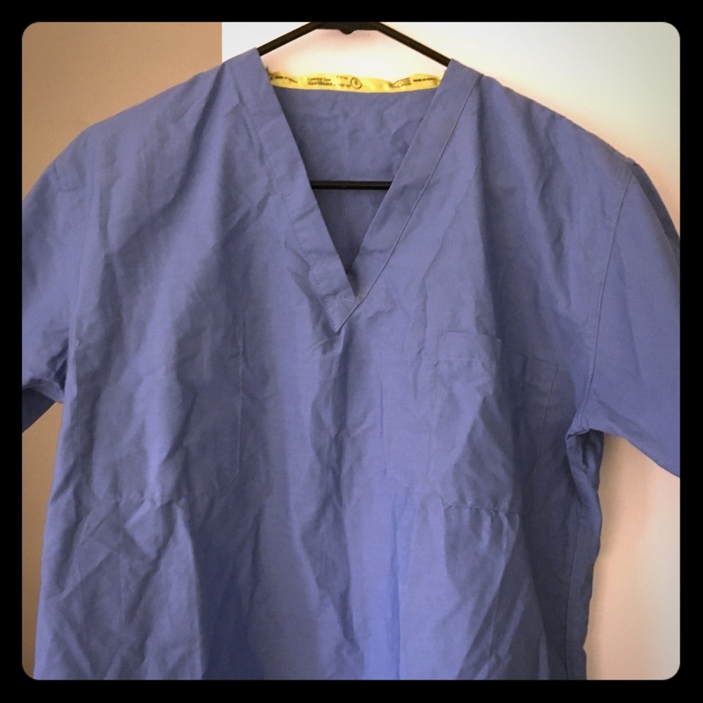 Blue Scrub Top&Pants Fashion Seal BOTH REVERSIBLE